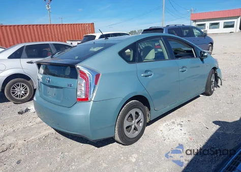 2013 Toyota Prius Two z USA, uszkodzony, nr VIN JTDKN3DU5D5612289